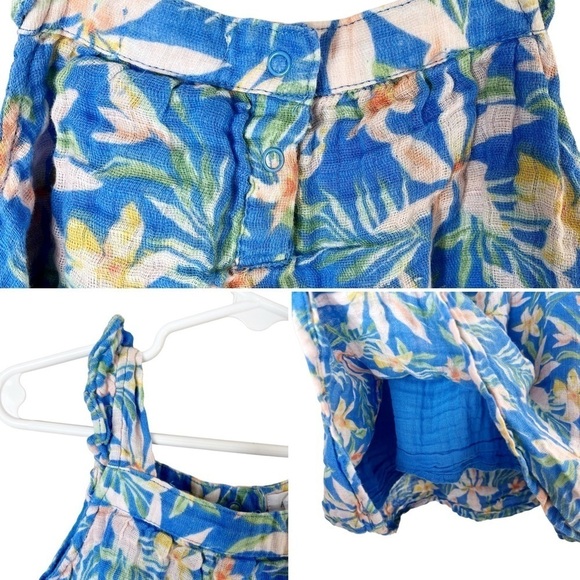 ANGEL DEAR Organic Cotton Muslin Floral Baby Girl Set - Picture 5 of 9